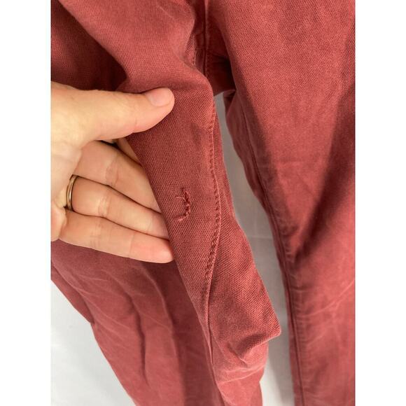 Adriano Goldschmied The Caden Tailored Trouser Red size 26R - Picture 4 of 5